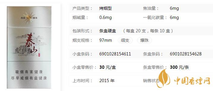 泰山儒风细支多少钱一包  泰山儒风细支的特点介绍