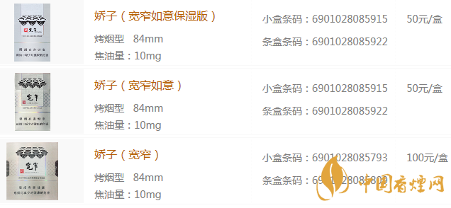 宽窄香烟价格表图大全查询 2020宽窄香烟多少钱一包