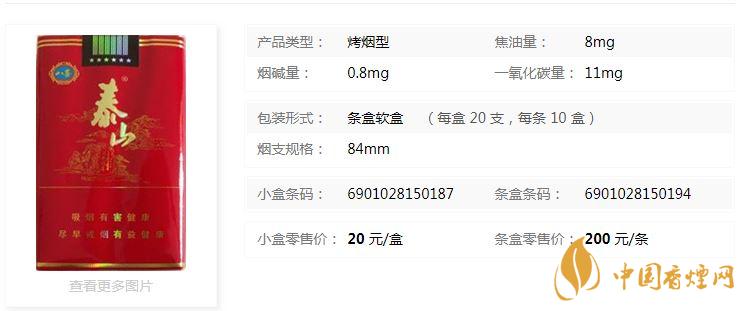 泰山八喜软红多少钱？泰山八喜软红价格及参数一览2020