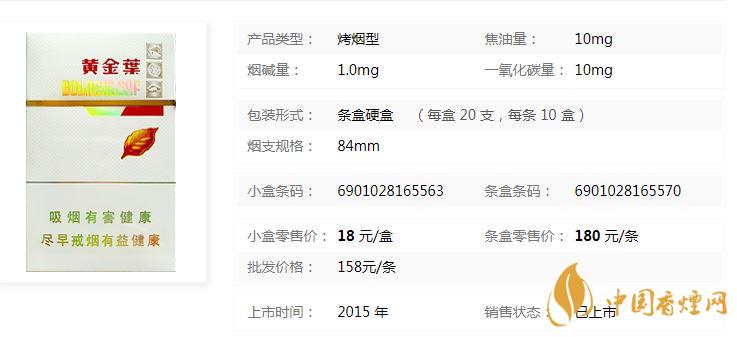 黄金叶金丝路烟一盒多少钱？黄金叶金丝路小盒价格大全