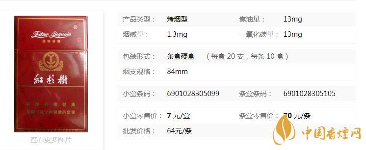 红杉树精品香烟多少钱？红杉树精品香烟价格一览