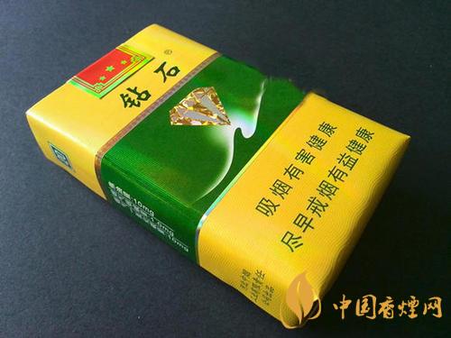 好抽的钻石香烟推荐 钻石软绿香烟介绍