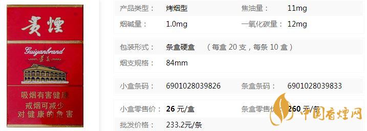 贵烟硬遵义多少钱一包 贵烟遵义硬高市场价查询