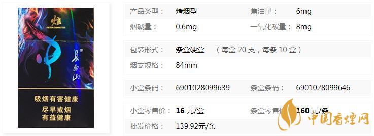 长白山炫多少钱一盒 长白山炫香烟价格表一览