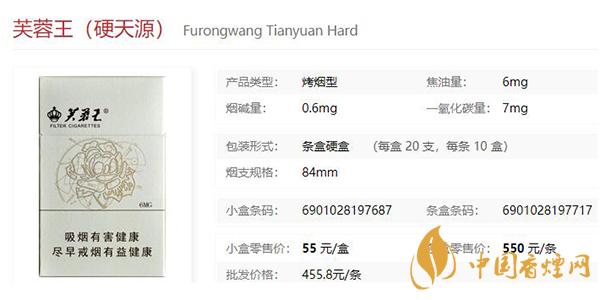 芙蓉王硬天源价格表和图片2021 芙蓉王硬天源多少钱一盒