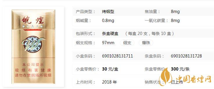 黄山金皖细支价格多少钱一包价格