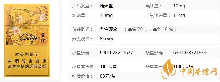 贵烟金百合多少钱一盒 贵烟金百合价格表价格一览