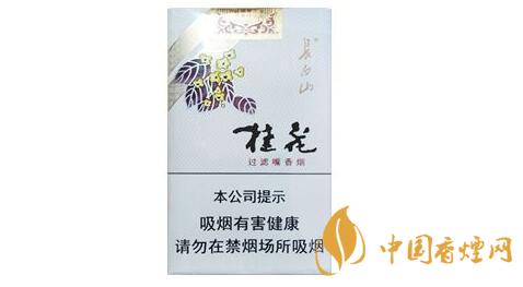 长白山桂花硬盒香烟价格2025 长白山香烟小盒价格