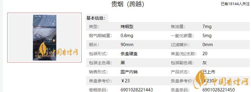 贵烟细支陈皮爆珠价格 贵烟细支