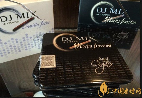 美国dj mix香烟多少钱一包 铁盒迷你咖啡味dj mix香烟价格25元/包
