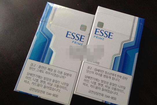 [韩国爱喜香烟]爱喜(prime)韩国免税版 俗名: ESSE PRIME价格图表-真假鉴别 多少钱一包