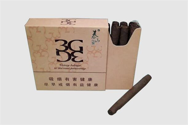 [泰山雪茄3g多少钱一盒]泰山3G水蜜桃雪茄价格图表-真假鉴别 多少钱一包