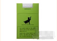 raison_RAISON(green)korea 俗名: RAISON green korea 3mg,韩国猫韩版绿价格图表-真假鉴别 多少钱一包