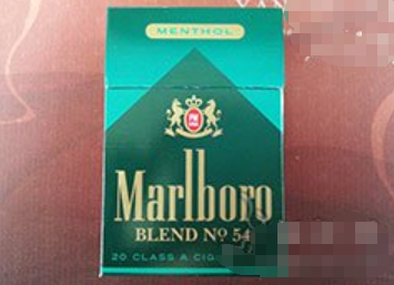 【万宝路】万宝路(No.54薄荷型)肯塔基州加税版 俗名: Marlboro BELND No.54价格图表-真假鉴别 多少钱一包