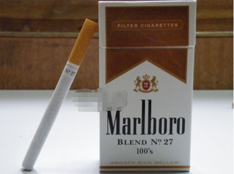 万宝路_万宝路(27号混合100S)加州含税版 俗名: Marlboro BLEND No.27 100'S价格图表-真假鉴别 多少钱一包