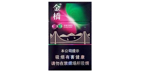 2018金桥香烟价格表图(10种) 金桥(冰爽薄荷爆珠)香烟多少钱一包