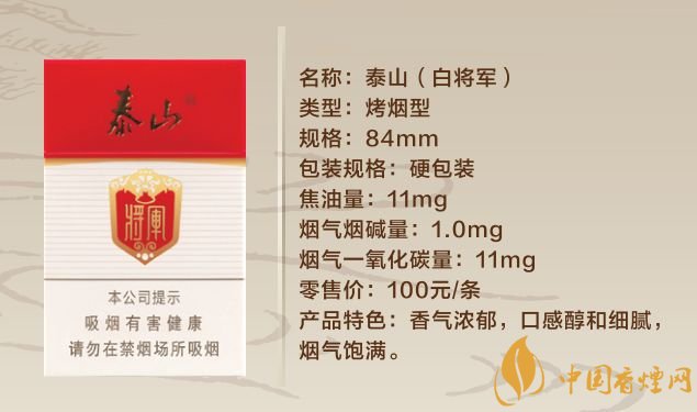 泰山香烟价格表图大全 市面上常规款泰山香烟多少钱一包(20种)