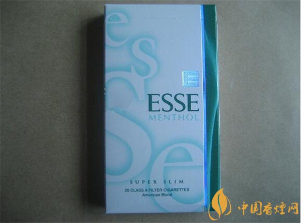 韩国esse爱喜香烟价格表图 esse爱喜薄荷多钱一盒(这4款凉烟最好抽)