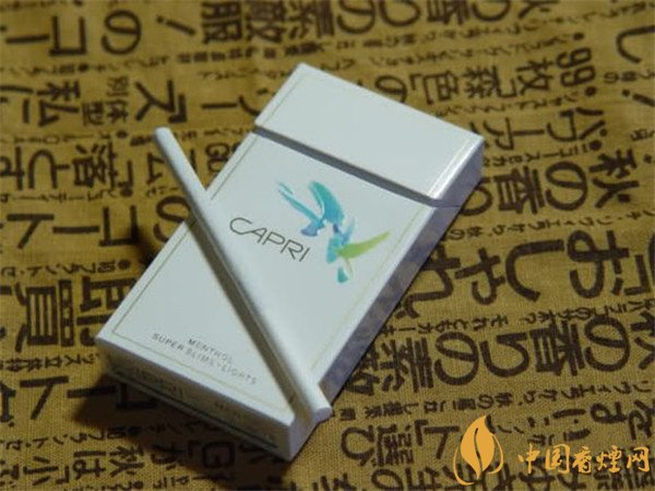 【capricorn】CAPRI(卡碧)女士香烟多少钱一盒 卡碧(薄荷免税)香烟价格11元/包