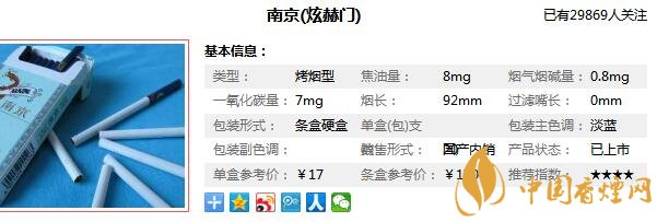 2018煊赫门多少钱一包 煊赫门香烟价格16元/包