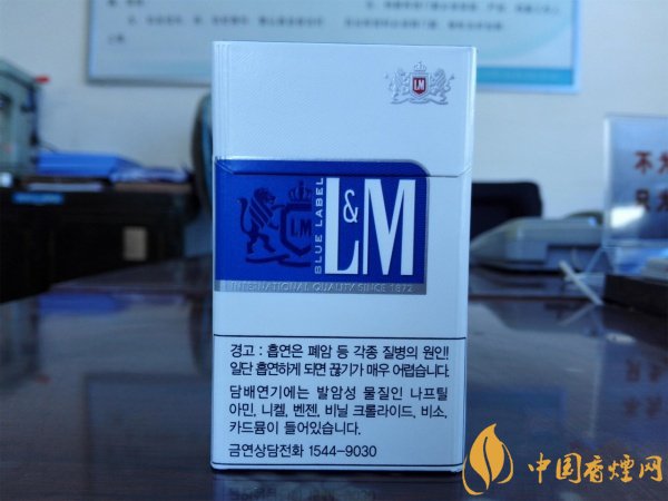 【韩国旅游】韩国L&M香烟价格表图片 韩国免税蓝色lm香烟多少钱一包(7元)