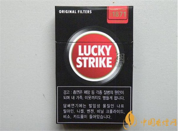 韩国好彩香烟价格表图 韩国黑好彩香烟1871多少钱(18元)
