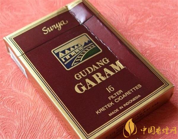 【印尼国旗】印尼GUDANG GARAM(盐仓)烟图片及价格表 印尼丁香烟多少钱一包(25元)