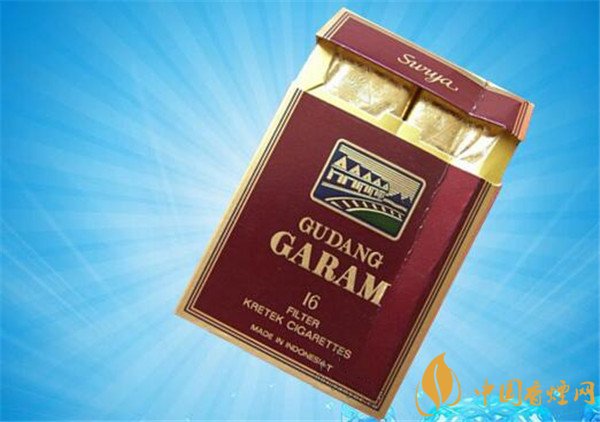 印尼GUDANG GARAM(盐仓)烟图片及价格表 印尼丁香烟多少钱一包(25元)