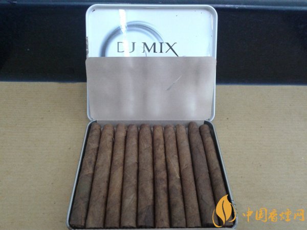 铁盒小雪茄dj香烟多少钱一包 dj mix白色(铁盒小雪茄)香烟价格25元/包
