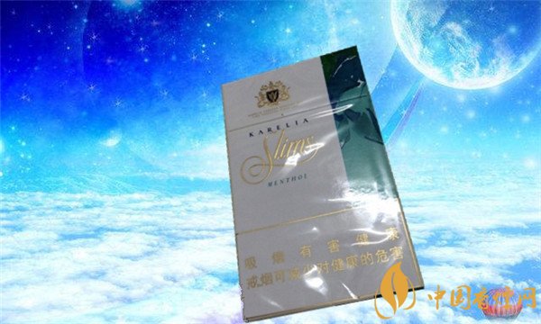 希腊karelia香烟多少钱 卡莱利亚slims香烟薄荷味价格12元/包