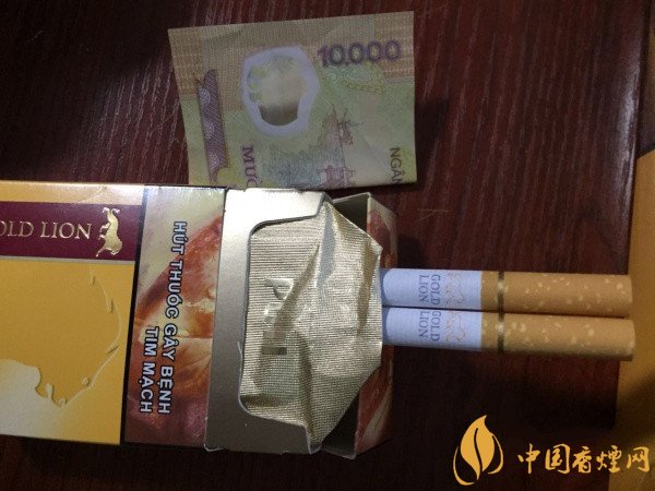 越南金狮香烟价格及图片 越南金狮香烟价格18元/包