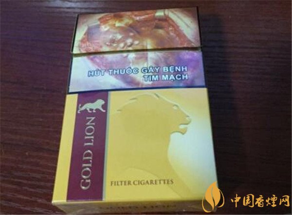 越南金狮香烟价格及图片 越南金狮香烟价格18元/包