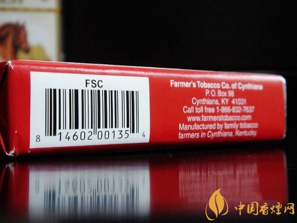 红肯塔基最佳香烟价格表图 红肯塔基最佳(100S)香烟多少钱一包(20元)