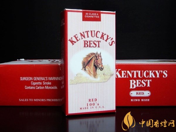 红肯塔基最佳香烟价格表图 红肯塔基最佳(100S)香烟多少钱一包(20元)