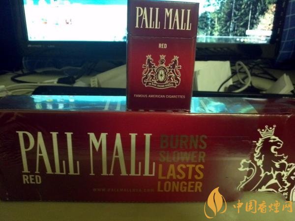 美国免税硬红pall mall多少钱一包 美国PALL MALL(长红)香烟价格12元/包