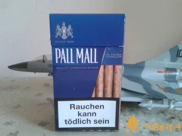 【蓝色跑车】蓝色pall mall香烟价格是多少 德免蓝色pall mall小雪茄价格20元/包