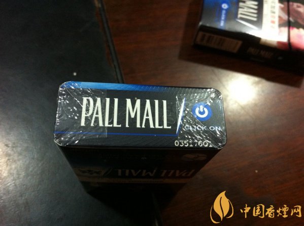 香港pall mall香烟价格表图 港版蓝色pall mall(爆珠)香烟价格25元/包