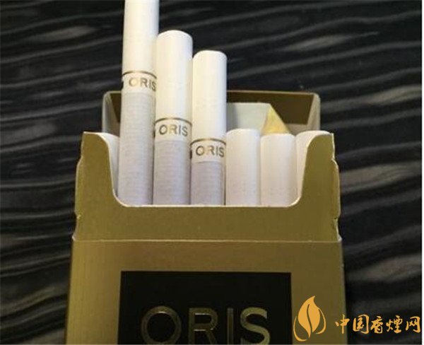 金oris豪利时香烟价格表图 金色oris香烟多少钱一包(11元/包)