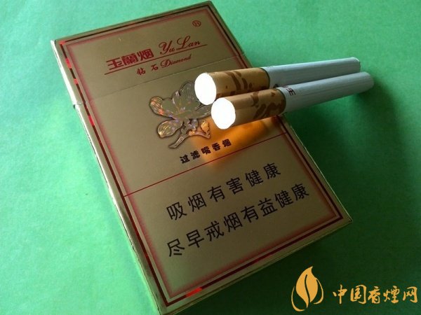 金玉兰钻石香烟价格表图 钻石玉兰烟多少钱一盒(15元)