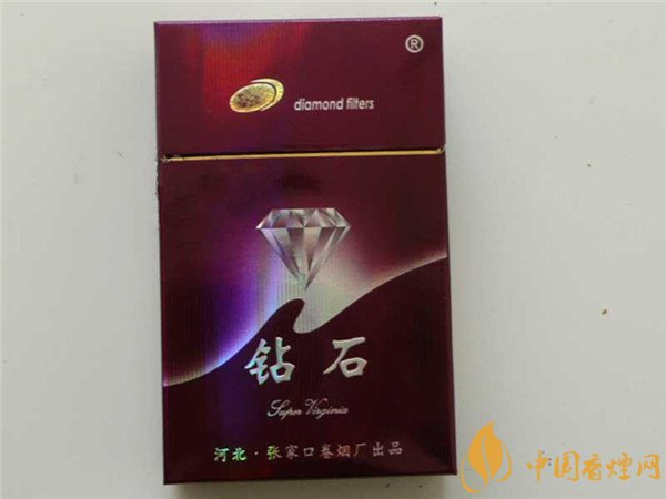 紫钻石烟多少钱一包 钻石烟硬玫瑰紫价格10元/包
