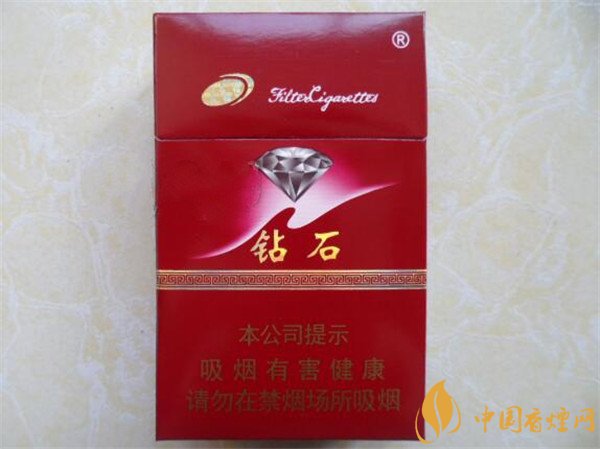 红钻石香烟价格表图 特醇红钻石烟多少钱一包(4元)