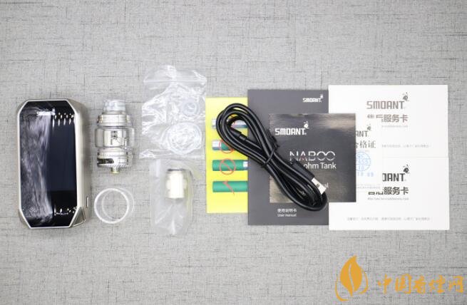  克莱鹏电子烟Smoant NaBoo套装评测——随音舞动黑科技