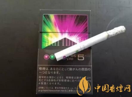 万宝路双爆珠5mg蓝莓日本免税香烟口感测评