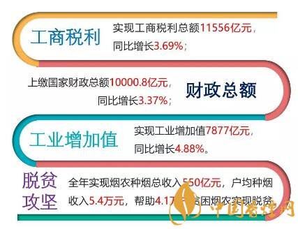 2018年烟草行业实现工商税利总额11556亿元