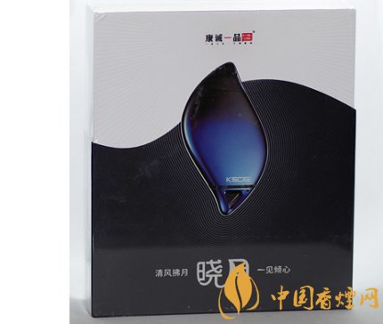康诚一品晓月电子烟评测 产品外形有特色包装略土