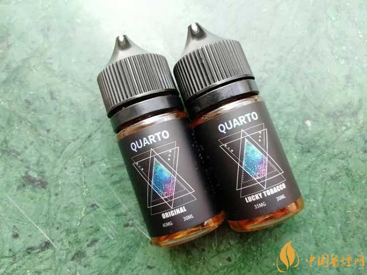 quarto尼古丁盐烟油口感与包装介绍