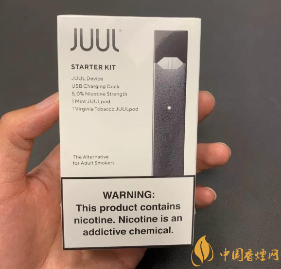 JUUL电子烟套装包装及口感介绍